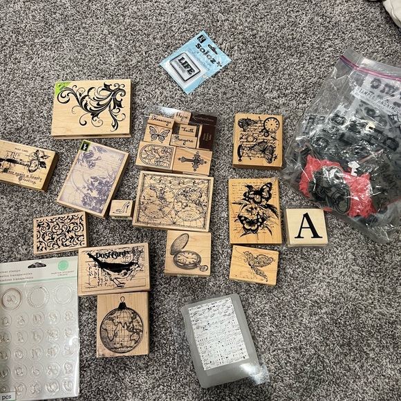 Assorted Decorative Stamps Set - Picture 1 of 4